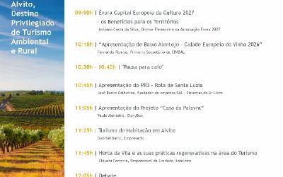 3ª Edição do Seminário "Alvito, Destino Privilegiado de Turismo Ambiental e Rural"