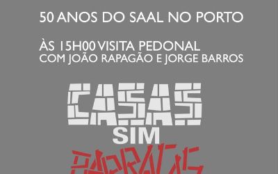 Visita guiada evocativa dos 50 anos do projeto SAAL na cidade do Porto
