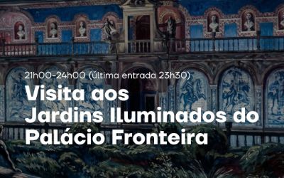 Visita livre aos Jardins Iluminados do Palácio Fronteira 