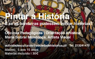 Oficina pedagógica "Pintar a História" de Maria Sobral Mendonza